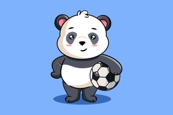 A Cute Panda Design That Stitches Up Perfectly