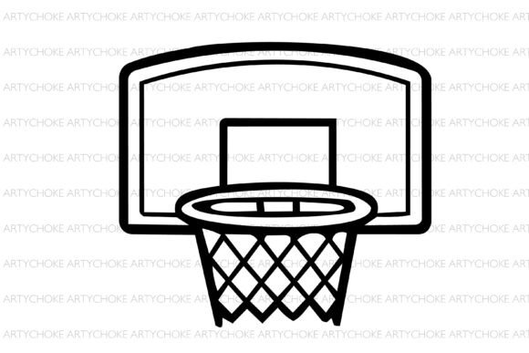 A Design Review of the Basketball Hoop Doodle Clipart