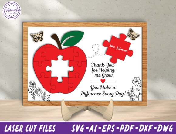 A Designer's Honest Review of the Teacher Puzzle Apple SVG