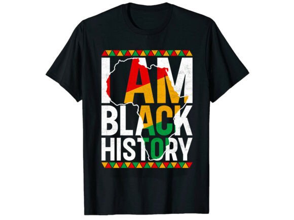 A Designer's Review of the I Am Black History Month T-Shirt Design