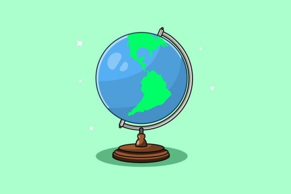 A Globe Design That Embroiders Education and Adventure