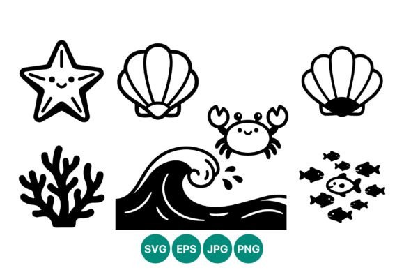 A Professional's Review of Cute Sea Creatures Vector Art
