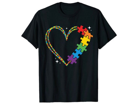Colorful Puzzle Heart Love Autism Shirt: A Designer’s Review