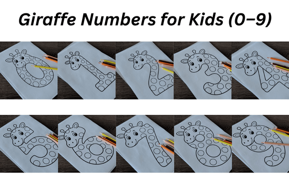 Giraffe Numbers 0-9: A Designer's Review for Real Projects