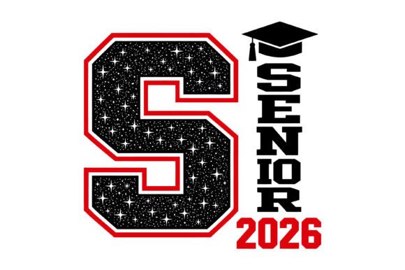 Senior 2026 Letter S Review for Embroidery