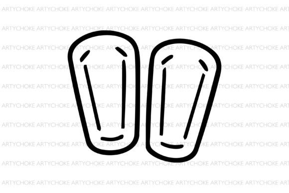 The Football Shin Pads Doodle Clipart: A Real Designer's Take